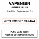 Vapengin - Jupiter 2 Plus - Replacement Pod - 13000 Puffs - 28.5mg/ml Nicotine - Image 10