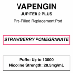 Vapengin - Jupiter 2 Plus - Replacement Pod - 13000 Puffs - 28.5mg/ml Nicotine - Image 9
