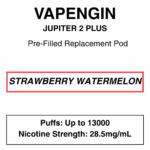 Vapengin - Jupiter 2 Plus - Replacement Pod - 13000 Puffs - 28.5mg/ml Nicotine - Image 7