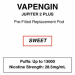 Vapengin - Jupiter 2 Plus - Replacement Pod - 13000 Puffs - 28.5mg/ml Nicotine - Image 6