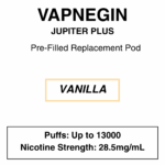 Vapengin - Jupiter 2 Plus - Replacement Pod - 13000 Puffs - 28.5mg/ml Nicotine - Image 3