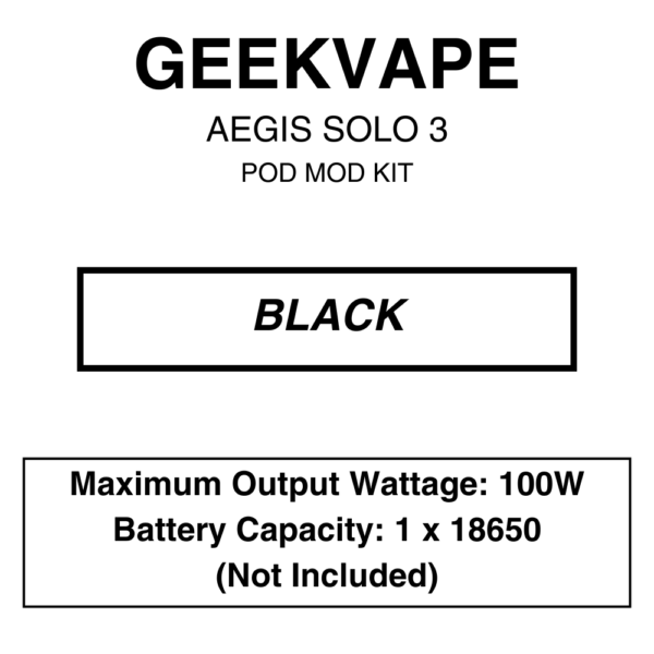 Geekvape - Aegis Solo III - Kit - 100W - Image 11