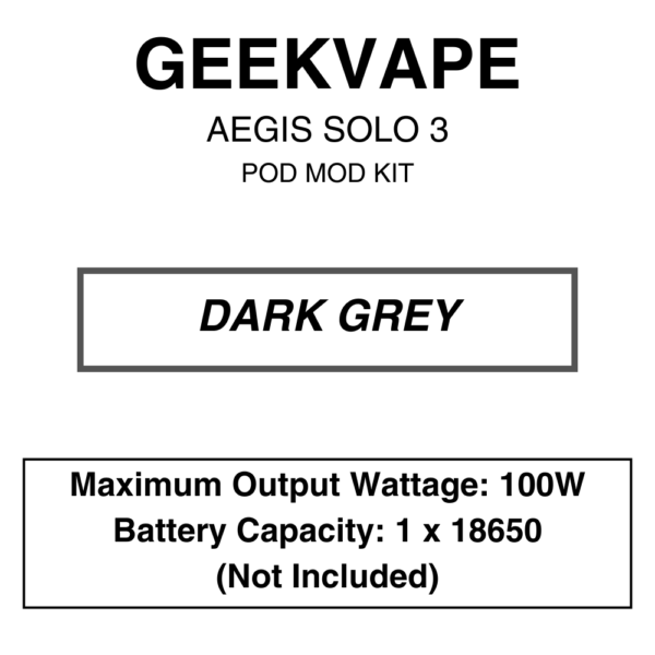Geekvape - Aegis Solo III - Kit - 100W - Image 9