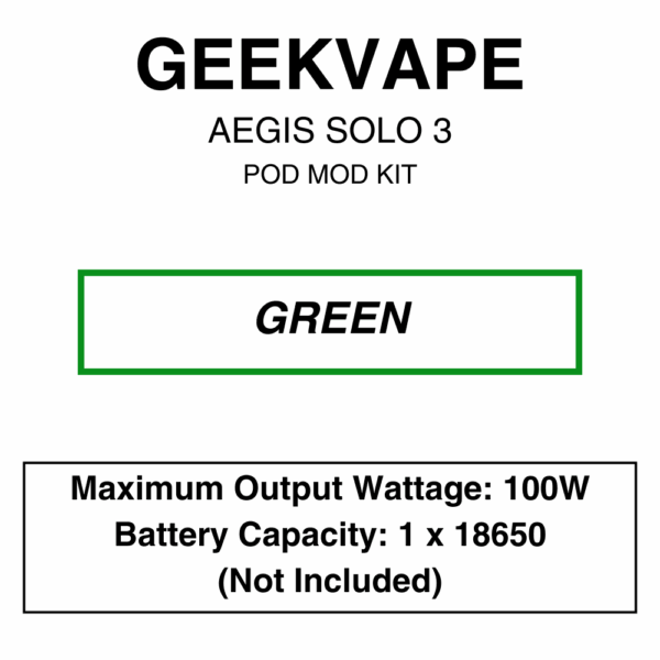 Geekvape - Aegis Solo III - Kit - 100W - Image 7