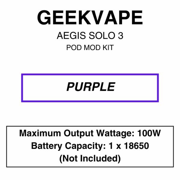 Geekvape - Aegis Solo III - Kit - 100W - Image 6