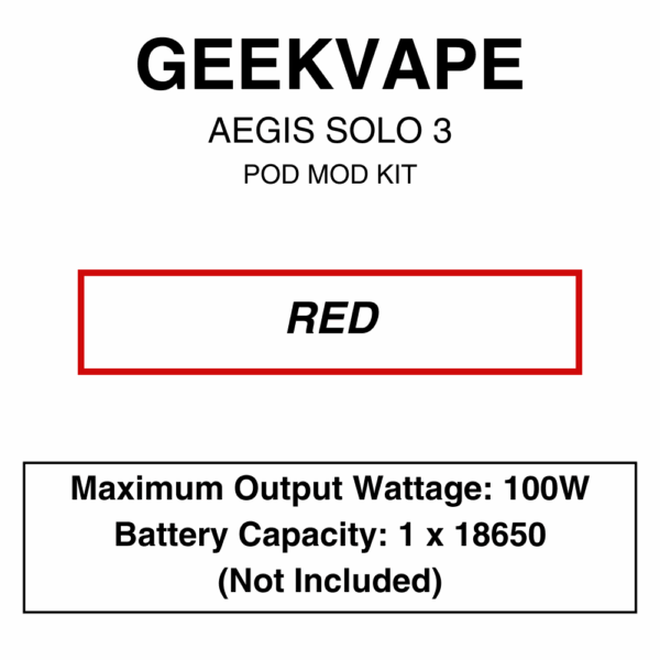Geekvape - Aegis Solo III - Kit - 100W - Image 4