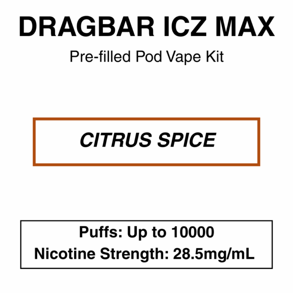 Zoovoo - Dragbar Icz Max - Vape Kit - 10000 Puffs - Image 11