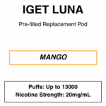 IGET - Luna KP 13000 - Replacement Pod - up to 13000 Puffs - Image 25