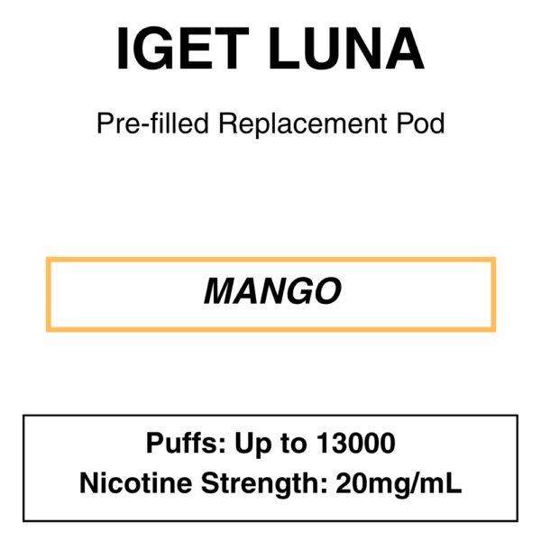 IGET - Luna KP 13000 - Replacement Pod - up to 13000 Puffs - Image 25