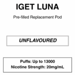 IGET - Luna KP 13000 - Replacement Pod - up to 13000 Puffs - Image 29