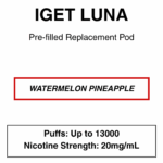 IGET - Luna KP 13000 - Replacement Pod - up to 13000 Puffs - Image 30