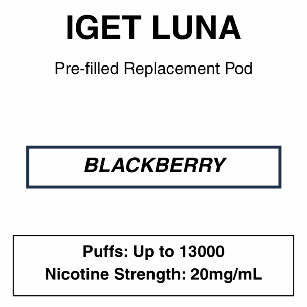 IGET - Luna KP 13000 - Replacement Pod - up to 13000 Puffs - Image 32