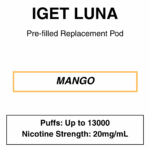IGET - Luna KP 13000 - Replacement Pod - up to 13000 Puffs - Image 35