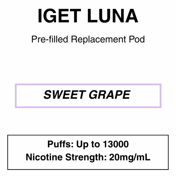IGET - Luna KP 13000 - Replacement Pod - up to 13000 Puffs - Image 38