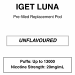 IGET - Luna KP 13000 - Replacement Pod - up to 13000 Puffs - Image 39