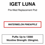 IGET - Luna KP 13000 - Replacement Pod - up to 13000 Puffs - Image 40