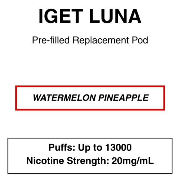 IGET - Luna KP 13000 - Replacement Pod - up to 13000 Puffs - Image 40