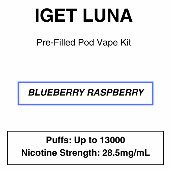 IGET - Luna KP 13000 - Rechargeable Vape Kit - up to 13000 Puffs - Image 19
