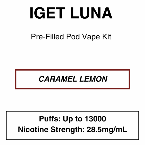 IGET - Luna KP 13000 - Rechargeable Vape Kit - up to 13000 Puffs - Image 18