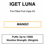 IGET - Luna KP 13000 - Rechargeable Vape Kit - up to 13000 Puffs - Image 25