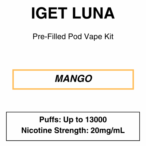 IGET - Luna KP 13000 - Rechargeable Vape Kit - up to 13000 Puffs - Image 25