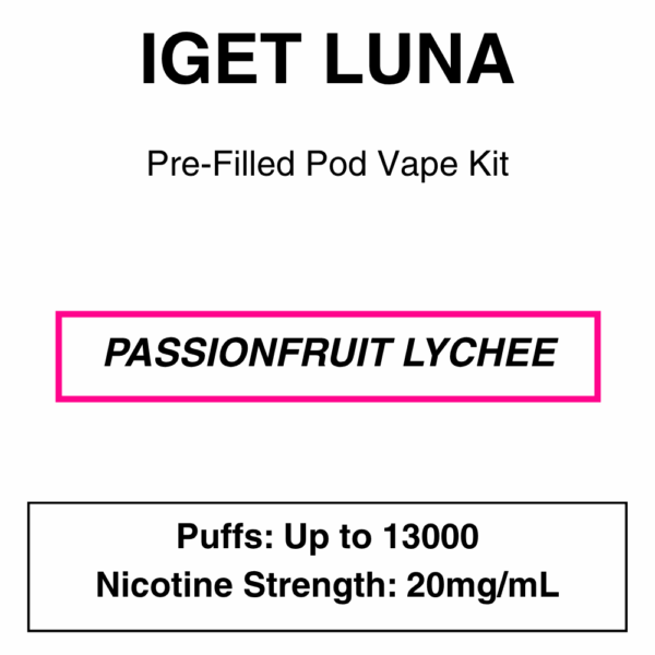 IGET - Luna KP 13000 - Rechargeable Vape Kit - up to 13000 Puffs - Image 27