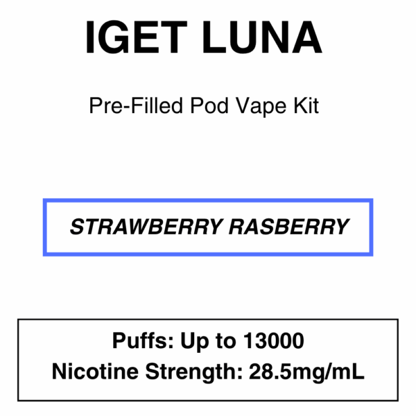IGET - Luna KP 13000 - Rechargeable Vape Kit - up to 13000 Puffs - Image 6