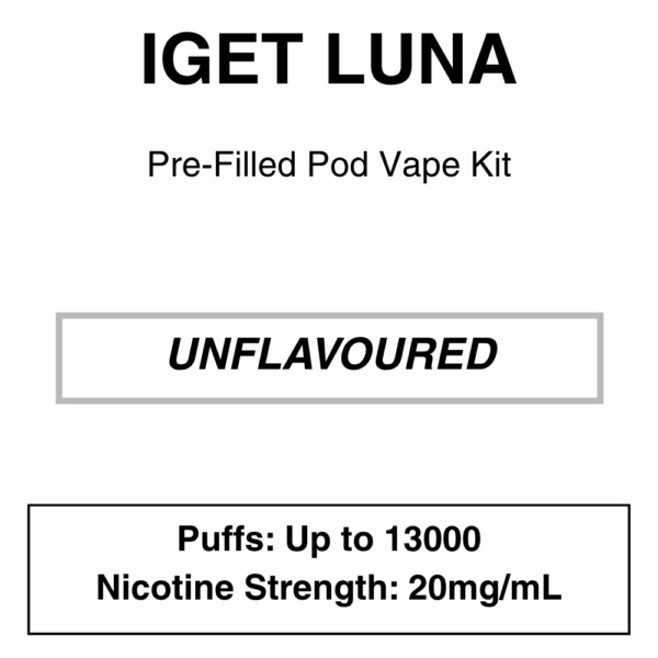 IGET - Luna KP 13000 - Rechargeable Vape Kit - up to 13000 Puffs - Image 30