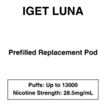 IGET - Luna KP 13000 - Replacement Pod - up to 13000 Puffs