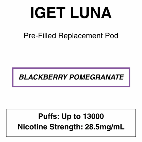 IGET - Luna KP 13000 - Replacement Pod - up to 13000 Puffs - Image 20