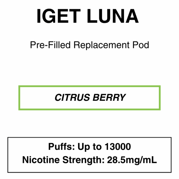 IGET - Luna KP 13000 - Replacement Pod - up to 13000 Puffs - Image 17