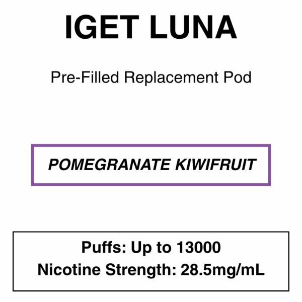 IGET - Luna KP 13000 - Replacement Pod - up to 13000 Puffs - Image 8