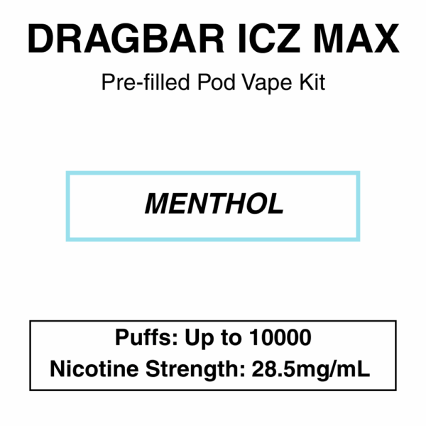 Zoovoo - Dragbar Icz Max - Vape Kit - 10000 Puffs - Image 8
