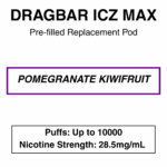 Zoovoo - Dragbar Icz Max - Replacement Pod - 10000 Puffs - Image 3