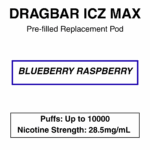 Zoovoo - Dragbar Icz Max - Replacement Pod - 10000 Puffs - Image 2