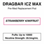 Zoovoo - Dragbar Icz Max - Replacement Pod - 10000 Puffs - Image 5