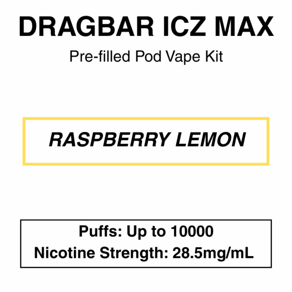 Zoovoo - Dragbar Icz Max - Vape Kit - 10000 Puffs - Image 5
