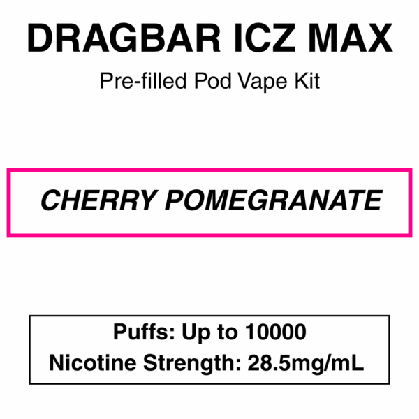 Zoovoo - Dragbar Icz Max - Vape Kit - 10000 Puffs - Image 2