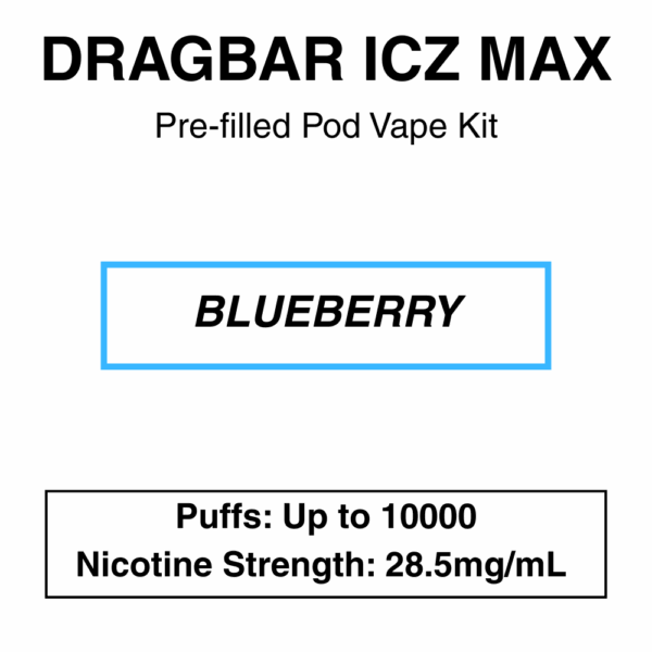 Zoovoo - Dragbar Icz Max - Vape Kit - 10000 Puffs - Image 3