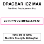 Zoovoo - Dragbar Icz Max - Replacement Pod - 10000 Puffs - Image 12