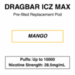 Zoovoo - Dragbar Icz Max - Replacement Pod - 10000 Puffs - Image 8