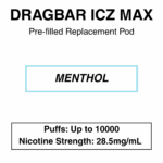 Zoovoo - Dragbar Icz Max - Replacement Pod - 10000 Puffs - Image 7