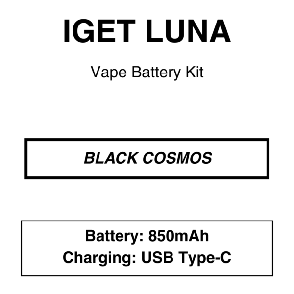 IGET - Luna KP 13000 - Battery Kit - 850mAh (No pods included) - Image 2