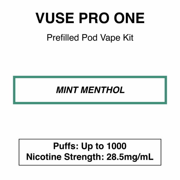 Vuse - Pro One - Vape Kit (1 battery + 1 pod) - Image 7