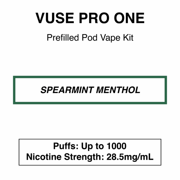 Vuse - Pro One - Vape Kit (1 battery + 1 pod) - Image 6