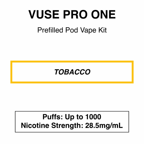 Vuse - Pro One - Vape Kit (1 battery + 1 pod) - Image 4