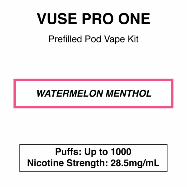 Vuse - Pro One - Vape Kit (1 battery + 1 pod) - Image 3