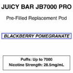 Juicy Bar - Closed Pod Vape - Replacement Pod - 28.5mg/ml Nicotine - 7000 Puffs - Image 28