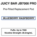 Juicy Bar - Closed Pod Vape - Replacement Pod - 28.5mg/ml Nicotine - 7000 Puffs - Image 25