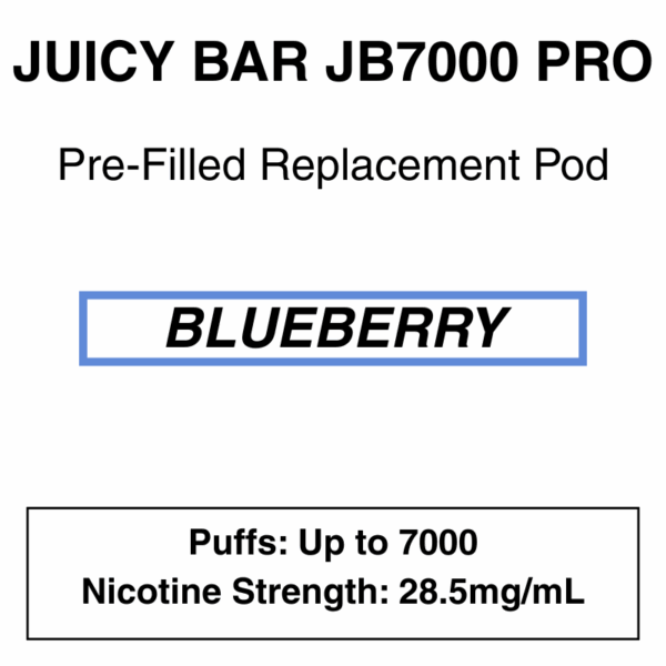 Juicy Bar - Closed Pod Vape - Replacement Pod - 28.5mg/ml Nicotine - 7000 Puffs - Image 24